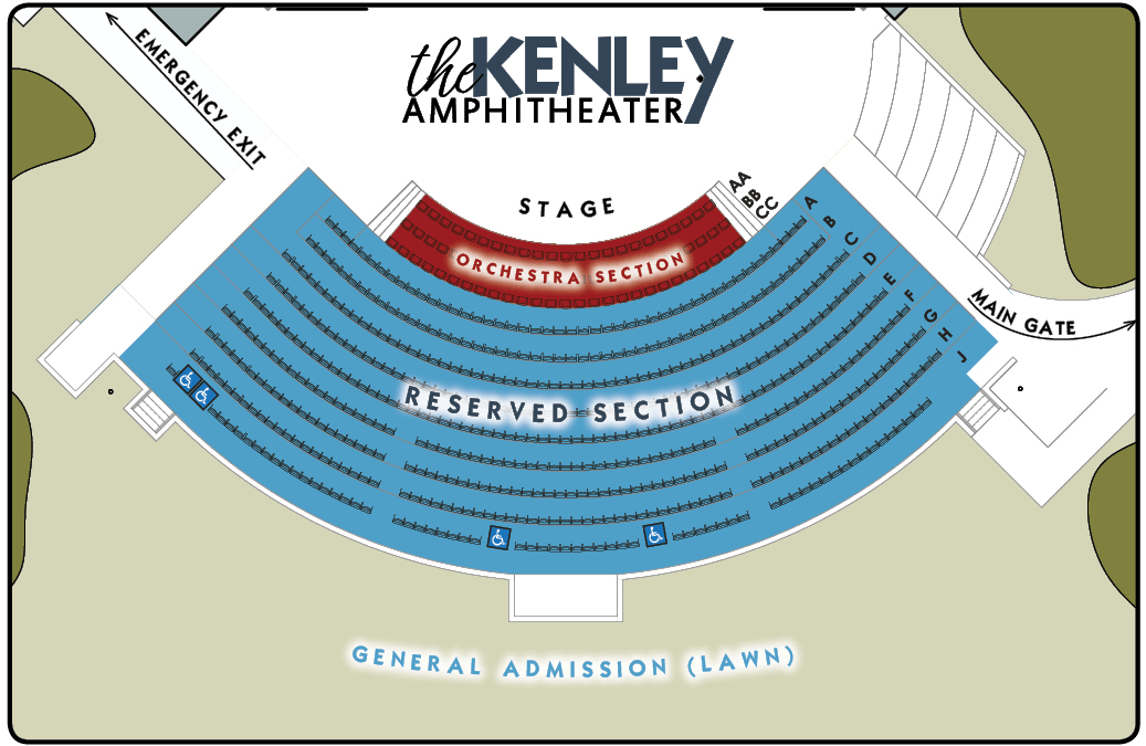 Want the best seat in the house? Here is a breakdown of the 3 seating options at The Kenley Amphitheater