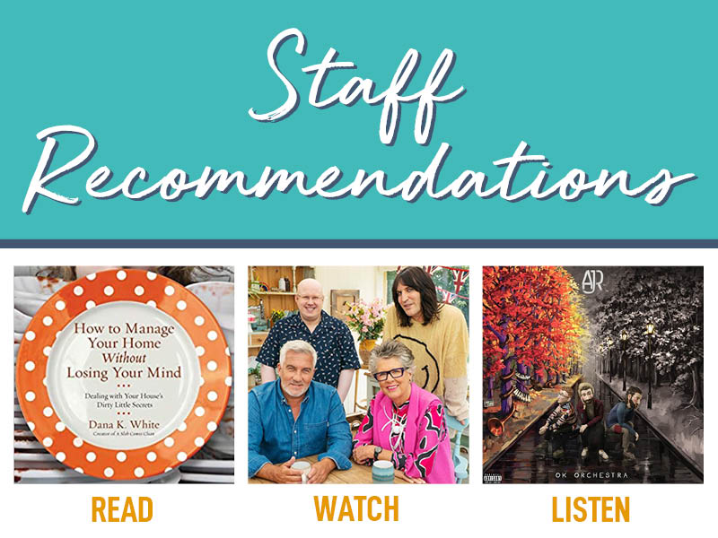 READ. WATCH. LISTEN. | Staff Recommendations