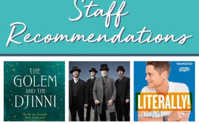 READ. WATCH. LISTEN. | Staff Recommendations